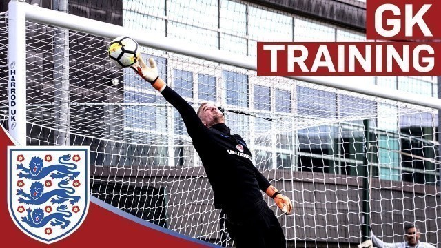 'High Intensity Drills for England\'s Senior Goalkeepers | Goalkeeper Training'