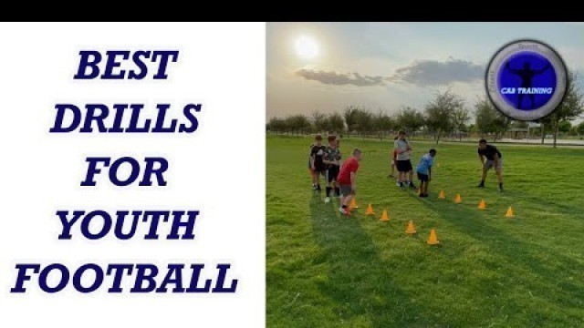 '3 Cone Drills for Youth Football | Youth Football Training | Speed and Agility Drills for Football'