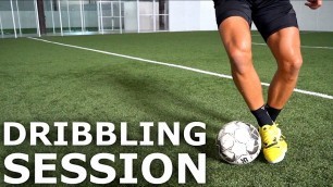 'Individual Dribbling Training Session | 5 Dribbling Drills For Footballers'