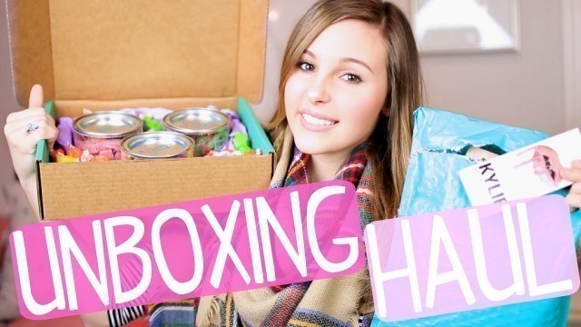 'Unboxing Haul!! Candy Club, Kylie Lip Kits, Colourpop & More!'