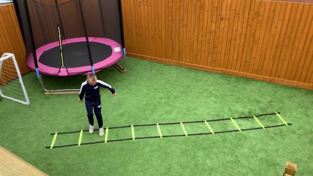 '16 Agility Ladder Training drills for kids football'