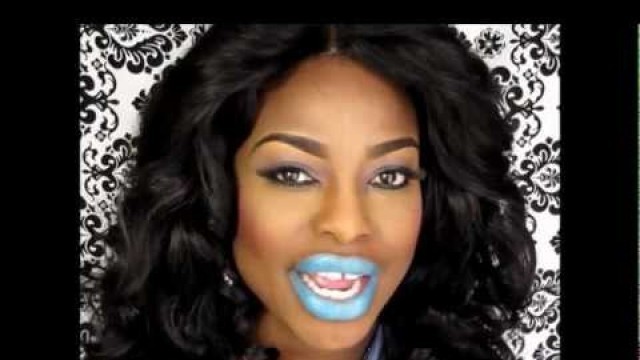 'BLUE LIPS...Not for the faint at heart!....Ka\'oir inspired.'