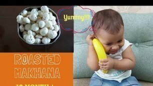 'ഇതു കുട്ടികൾക്ക് കൊടുത്തു നോക്കൂ  || Roasted Makhana Recipe for Babies || Baby Travel Food'