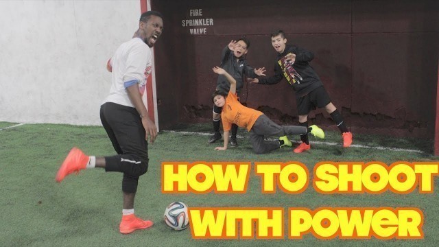 'How to improve shooting power - Leg Exercises & Drills for Footballers & GIVEAWAY'