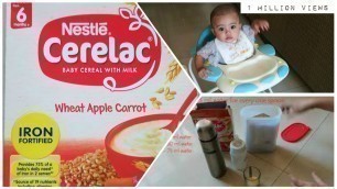 'Cerelac for 6 months plus baby | Nestle cerelac wheat apple carrot'