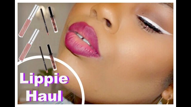 'Try On Lippie Haul | Urban Decay, Kylie Cosmetics, ColouredRaine, Colourpop & More...'