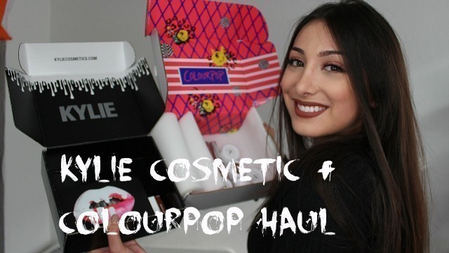 'KYLIE COSMETIC + XXL COLOURPOP HAUL | Review + Swatches'