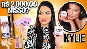 'AS MAKES DA KYLIE JENNER CHEGARAM NO BRASIL E EU TESTEI… POXA KYLIE! 