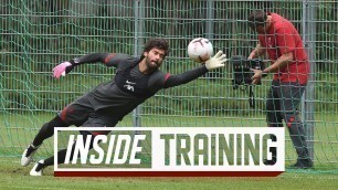 'Inside Training: Brilliant goalkeepers session and fast-paced finishing'