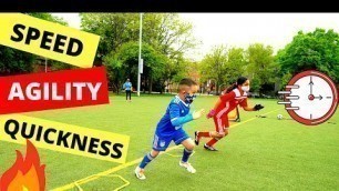 '10 Speed, Agility & Quickness Drills for Youth Soccer Players ⚽. Speed Ladder Drills.'