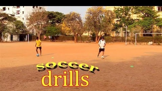 'SOCCER DRILLS // FOOTBALL TRAINING BASIC DRILLS // IMPROVE FITNESS LEVEL'