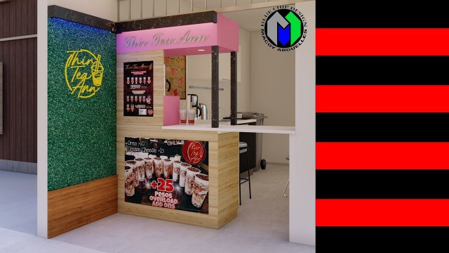 'Food Cart Design | Milk Tea | Thir Tea Ann'