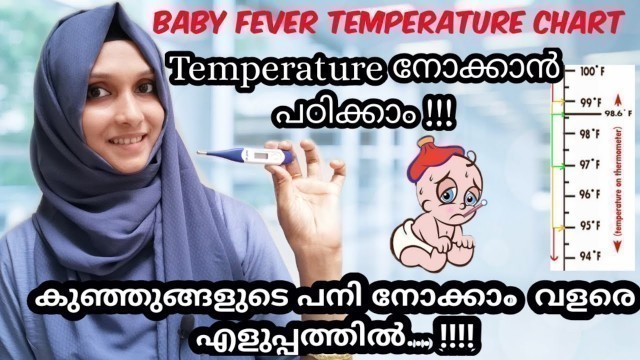 'How to Check Your Baby\'s Temperature Malayalam / Thermometer Review Malayalam'