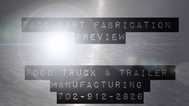 'Food Cart Fabrication'