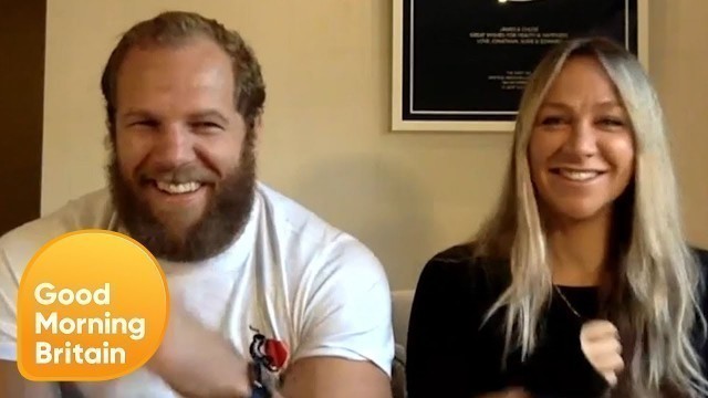 'James Haskell & Chloe Madeley on Lockdown Vlogging & Raising Money for Cancer | Good Morning Britain'