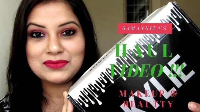 'HAUL VIDEO II KYLIE II COLOURPOP II THE BALM II NYKAA HAUL II MAYBELLINE II LOREAL'