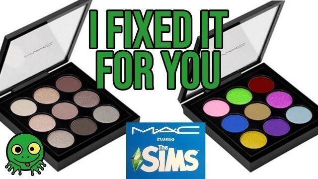 'Mac Starring The Sims Eyeshadow Palette - LET\'S FIX IT!'