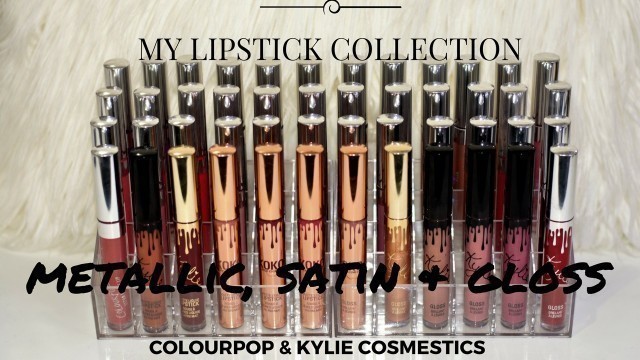 'Lipstick Collection | Colourpop & Kylie Cosmetics | Part 1'