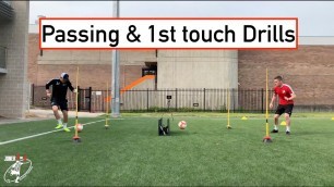 'Loads of Football Training Drills for Passing & 1st Touch | Joner 1on1'