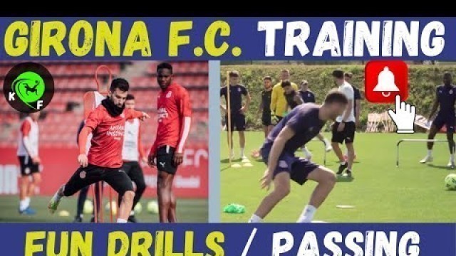 '✅ Girona FC Fun Training Drills Football'