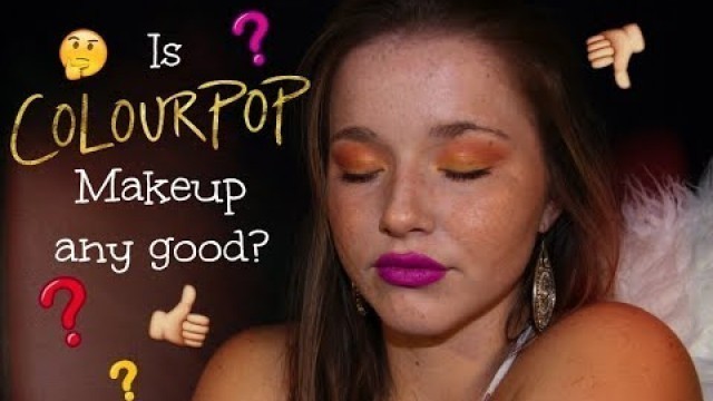 'COLOURPOP & KYLIE COSMETICS MAKEOVER | Lauren Miller'