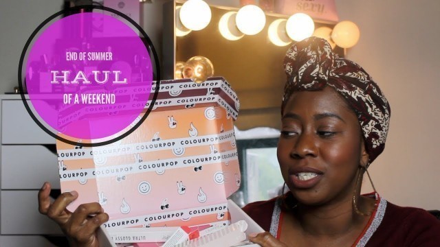 'END OF SUMMER - ONE HAUL OF A WEEKEND | COLOURPOP & KYLIE COSMETICS | #KaysWays'