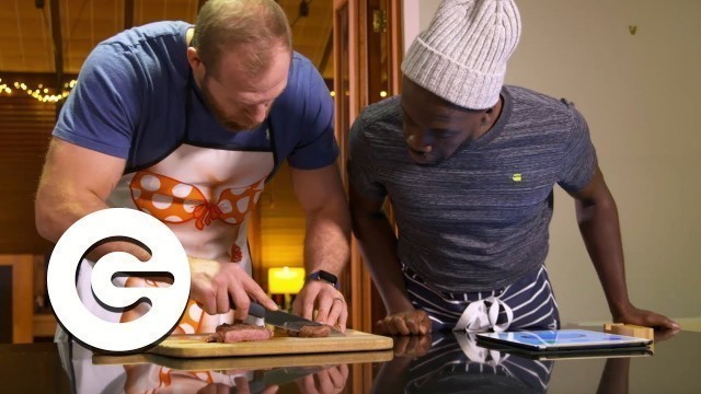 'The Gadget Show cook for James Haskell & Chloe Madeley'