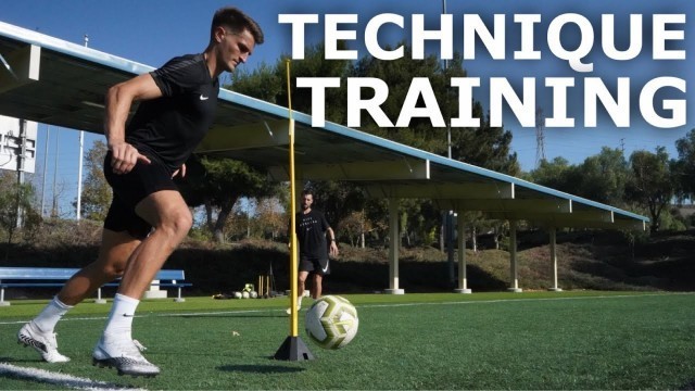 'Long Passing, First Touch & Finishing Drills | Complete Technical Training Session For Footballers'