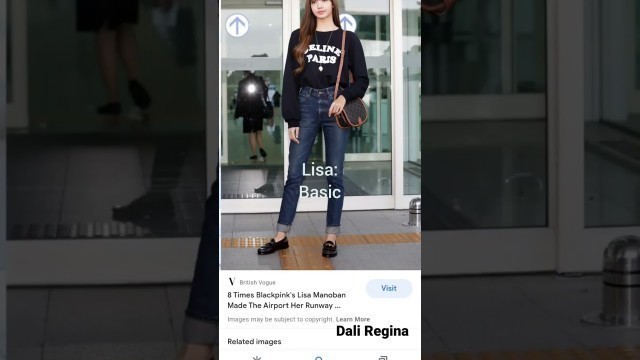 'BLACKPINK airport fashion|Dali Regina'