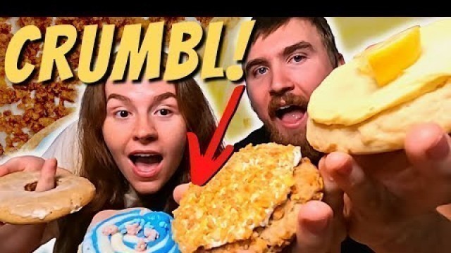 'CRUMBL COOKIES 8 | Fried Ice Cream, Cotton Candy, Lemonade, Old Fashion Donut Review!'