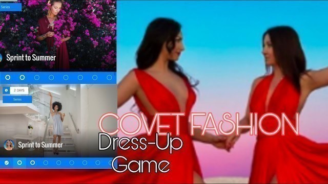 'Covet Fashion Dress Up Game | Sprint To Summer 1/9 & 2/9 | Twin Spirits - Daily Challenge'