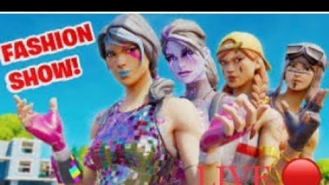 '*LIVE* Real Fortnite fashion shows (updated map)!!! (gifting winners)'