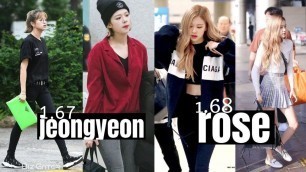 '[fashion airport]  JEONGYEON [TWICE]   ROSE [BLACKPINK]'