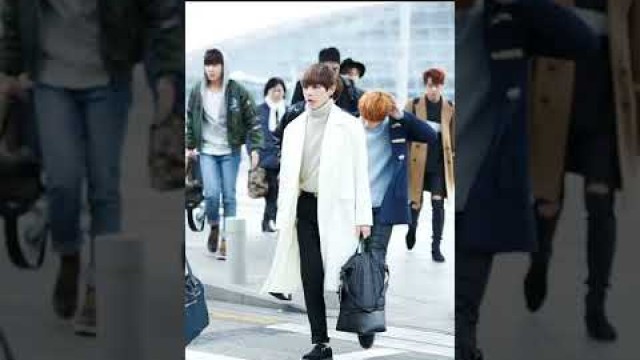 'BTS (KIM TAEHYUNG) AIRPOT FASHION 