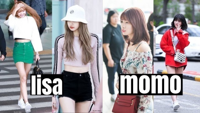 '[fashion airport] LISA [blackpink] MOMO [twice]'