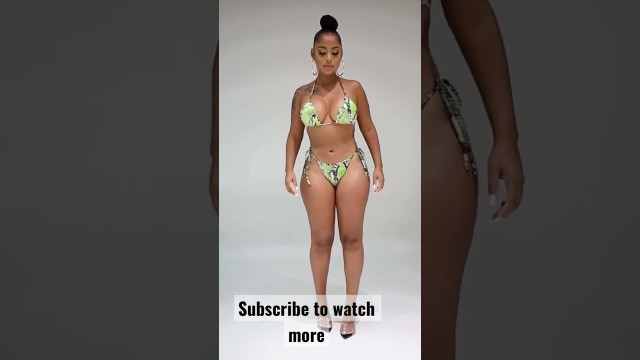 'Sexiest bikini for Curvy Girls, #fashionshow #bikini #sexy'