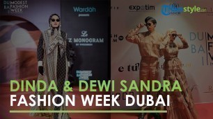 'Potret Dewi Sandra dan Dinda Hauw saat Jadi Model di Modest Fashion Week Dubai'