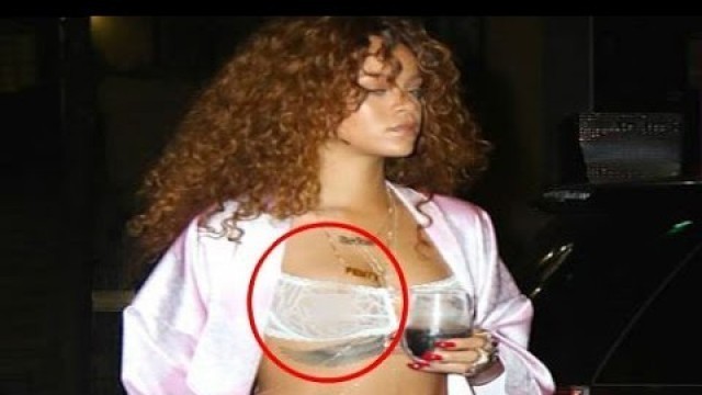 'Rihanna Flashes Her Nipples In See-Through Bra'