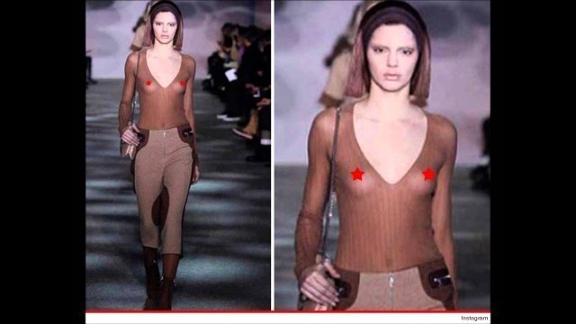 'Kendall Jenner Shows Nipples On Runway'