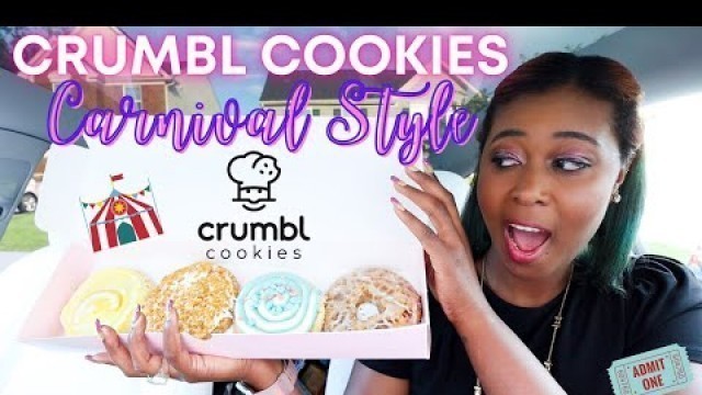 'Crumbl Cookies Weekly Review | Fried Ice Cream, Lemonade, Cotton Candy, Old Fashioned Doughnut'