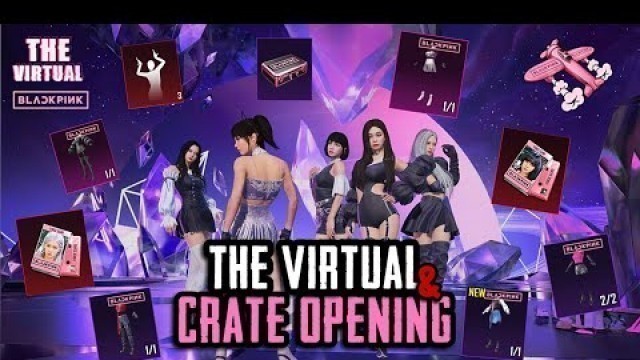 'BLACKPINK - THE VIRTUAL FULL CONCERT HD & BLINKS FASHION CRATE OPENING | PUBG MOBILE'