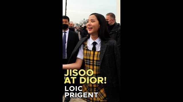 'BLACKPINK’S JISOO COMES TO DIOR! #shorts'