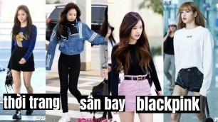 'blackpink fashion airport'