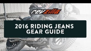 '2016 Motorcycle Jeans Buying Guide at RevZilla.com'