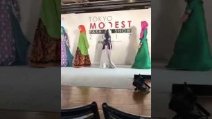 'Tokyo Modest Fashion show 2017, Accesories for moeslem dress'