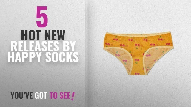 'Hot New Happy Socks Women Clothing [2018]: Happy Socks Cherry Mesh Hipster'