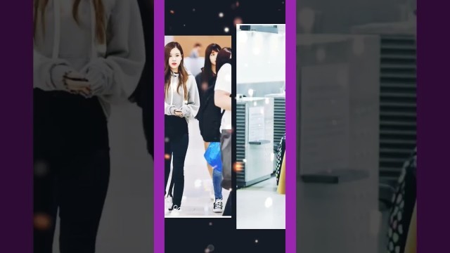 'black pink members airport fashion#Lisa#Rosé#Jennie#Jisoo#shorts'