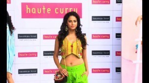 'Beautiful Indian college girls walk the ramp at Haute Curry\'s Fashion Show 2015 - 1.'