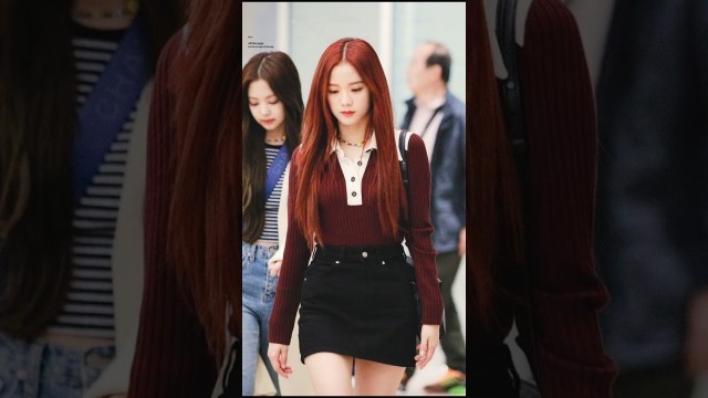 'JISOO AIRPORT FASHION #jisoo #kimjisoo #blackpink #blackpinkjisoo #jisoosnowdrop #snowdropjisoo #yge'