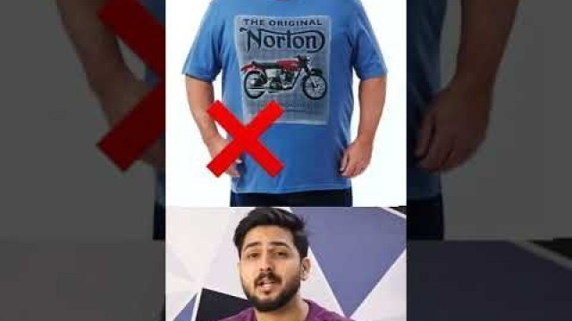 'Fat, chubby men and boys fashion hack tricks for looking handsome || #fashion #trending #look#short'